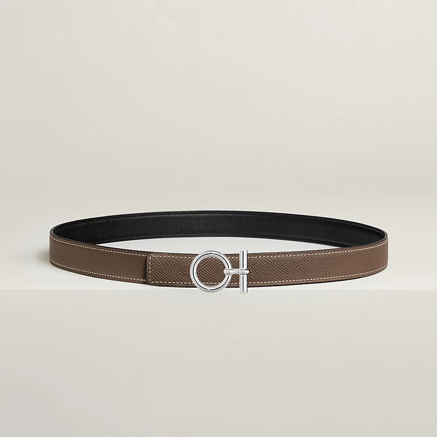 Flot belt buckle & Reversible leather strap 24 mm - Image 2